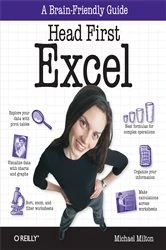 Book cover of Head First Excel by Michael Milton