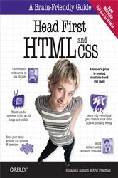 Book cover of Head First HTML and CSS (2nd ed.) by Elisabeth Robson