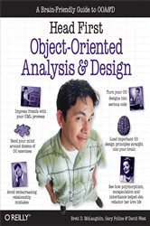 Book cover of Head First Object-Oriented Analysis and Design by Brett McLaughlin