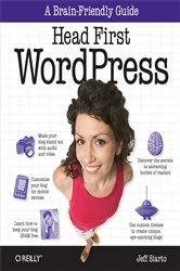 Book cover of Head First WordPress by Jeff Siarto