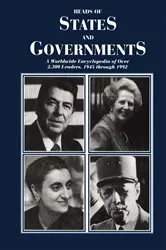 Book cover of Heads of States and Governments Since 1945 by Harris M. Lentz