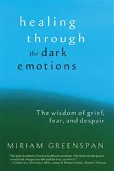 Book cover of Healing through the Dark Emotions by Miriam Greenspan