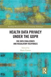 Book cover of Health Data Privacy under the GDPR by Maria Tzanou