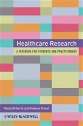 Book cover of Healthcare Research by Paula Roberts