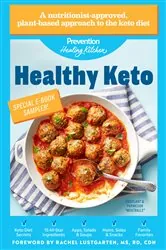 Book cover of Healthy Keto: Prevention Healing Kitchen Free 10-Recipe Sampler by Prevention