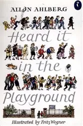 Book cover of Heard it in the Playground by Allan Ahlberg