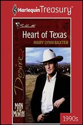 Book cover of HEART OF TEXAS by Mary Lynn Baxter