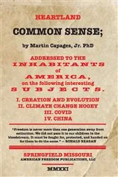 Book cover of HEARTLAND COMMON SENSE by Martin Capages