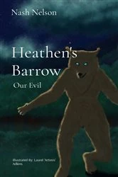 Book cover of Heathen's Barrow by Nash Nelson