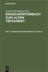 Book cover of Hebräisches Wörterbuch zu Jesaja (3rd ed.) by Unknown
