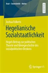 Book cover of Hegelianische Sozialstaatlichkeit by Joshua Folkerts