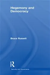 Book cover of Hegemony and Democracy by Bruce Russett