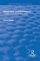 Book cover of Hegemony and Resistance by Thiven Reddy