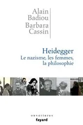Book cover of Heidegger. Les femmes, le nazisme et la philosophie by Alain Badiou