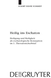 Book cover of Heilig ins Eschaton by Eckart David Schmidt