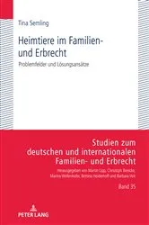 Book cover of Heimtiere im Familien- und Erbrecht by Unknown