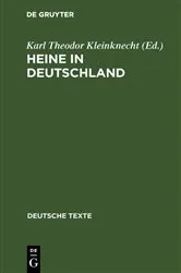 Book cover of Heine in Deutschland by Karl Theodor Kleinknecht