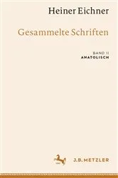Book cover of Heiner Eichner: Gesammelte Schriften by Heiner Eichner