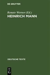 Book cover of Heinrich Mann by Renate Werner