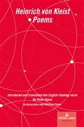 Book cover of Heinrich von Kleist Poems by Peter Raina