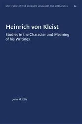 Book cover of Heinrich von Kleist by John M. Ellis