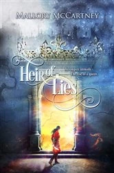Book cover of Heir of Lies by Mallory McCartney