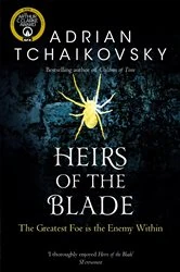 Book cover of Heirs of the Blade by Adrian Tchaikovsky