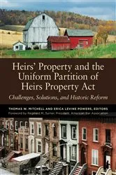 Book cover of Heirs’ Property and the Uniform Partition of Heirs Property Act by Thomas W Mitchell