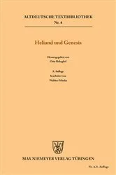 Book cover of Heliand und Genesis (8th ed.) by Unknown