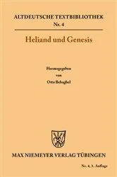 Book cover of Heliand und Genesis by Otto Behagel
