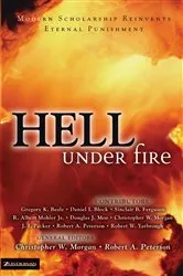 Book cover of Hell Under Fire by Christopher W. Morgan