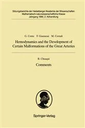 Book cover of Hemodynamics and the Development of Certain Malformations of the Great Arteries. Comment by Benedicto Chuaqui