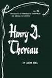 Book cover of Henry D. Thoreau - American Writers 90 by Leon Edel
