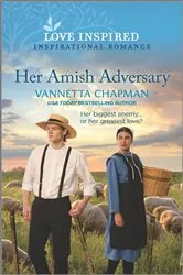 Book cover of Her Amish Adversary by Vannetta Chapman