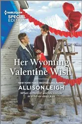Book cover of Her Wyoming Valentine Wish by Unknown