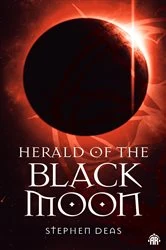 Book cover of Herald of the Black Moon by Stephen Deas