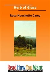 Book cover of Herb of Grace Volume 2 of 2 by Rosa Nouchette Carey