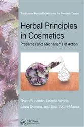 Book cover of Herbal Principles in Cosmetics by Bruno Burlando