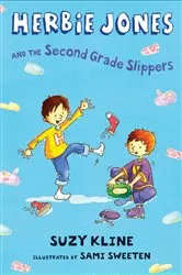Book cover of Herbie Jones & the Second Grade Slippers by Suzy Kline