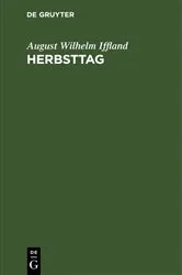 Book cover of Herbsttag by August Wilhelm Iffland