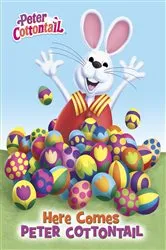 Book cover of Here Comes Peter Cottontail Board Book (Peter Cottontail) by Random House