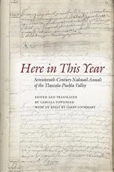 Book cover of Here in This Year by Camilla Townsend