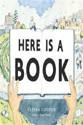 Book cover of Here Is a Book by Elisha Cooper