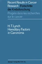 Book cover of Hereditary Factors in Carcinoma by Henry T. Lynch