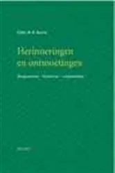 Book cover of Herinneringen en ontmoetingen by Gilles W.B. Borrie