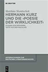 Book cover of Hermann Kurz und die 'Poesie der Wirklichkeit' by Matthias Slunitschek
