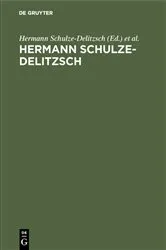 Book cover of Hermann Schulze-Delitzsch by Unknown