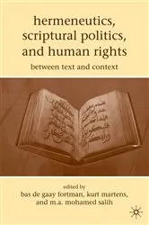 Book cover of Hermeneutics, Scriptural Politics, and Human Rights by Unknown