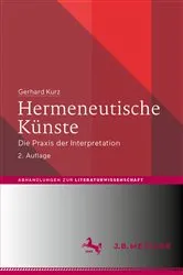 Book cover of Hermeneutische Künste (2nd ed.) by Gerhard Kurz