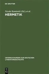 Book cover of Hermetik by Nicola Kaminski